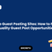 Free Guest Posting Sites
